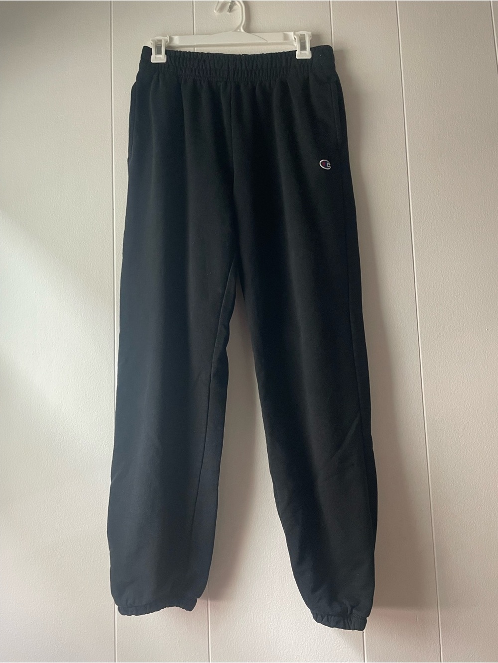 Champion Black Women's Jogger Sweatpants with Logo